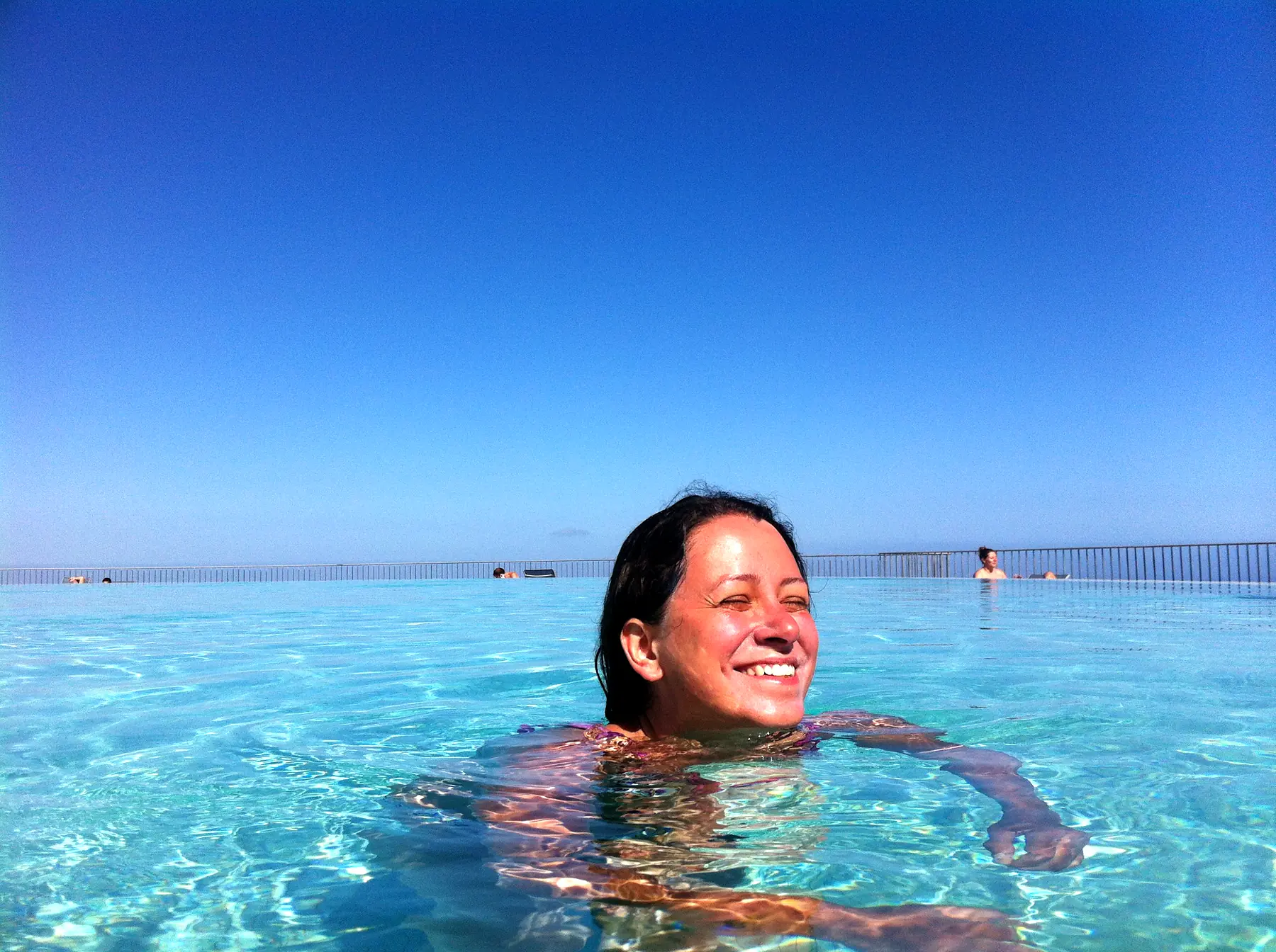 Angelines disfrutando de un día en el agua